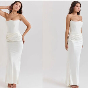 House of CB White Maxi Dress